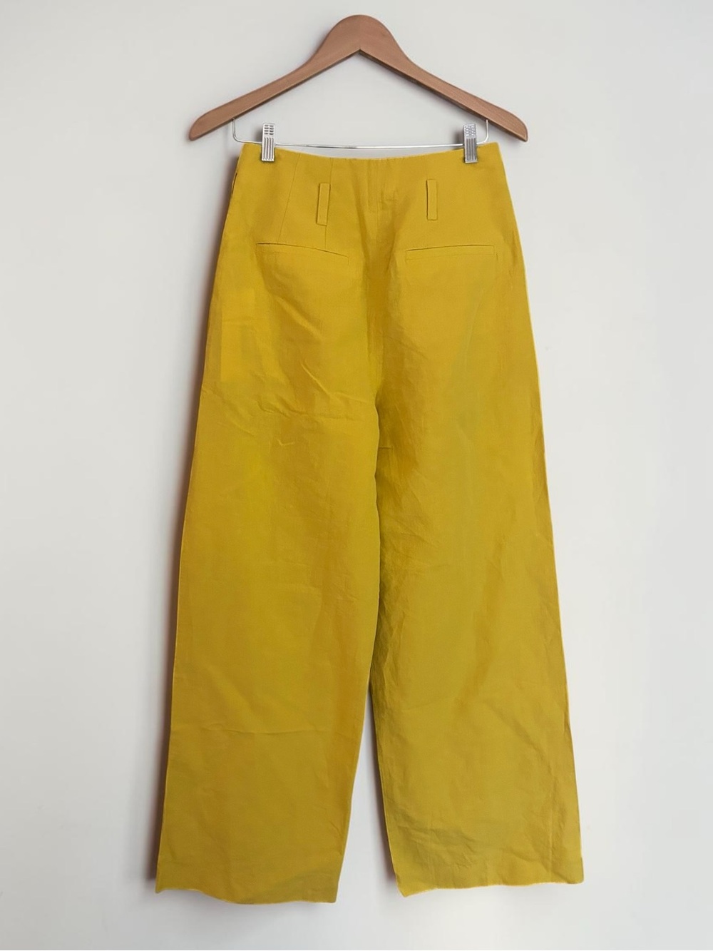 Ulla Johnson Pascale Sunsprite Cotton Linen Wide Leg Pants Sz 4 Runway 2023 - Picture 5 of 10
